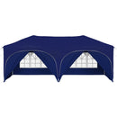 Pop-up Festtelt 575 x 288 x 245 cm Blå Oxford stof
