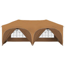 Pop-up Festtelt 575 x 288 x 245 cm Beige Oxford stof