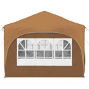 Pop-up Festtelt 575 x 288 x 245 cm Beige Oxford stof