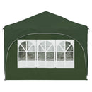 Pop-up Festtelt 575 x 288 x 245 cm Grøn Oxford stof