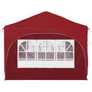 Pop-up Festtelt 575 x 288 x 245 cm Bordeaux Oxford stof
