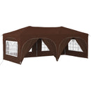 Pop-up Festtelt 575 x 288 x 245 cm Brun Oxford stof