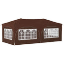 Pop-up Festtelt 575 x 288 x 245 cm Brun Oxford stof