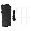 Pop-up Festtelt 575 x 288 x 245 cm Sort Oxford stof