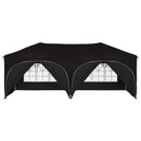 Pop-up Festtelt 575 x 288 x 245 cm Sort Oxford stof