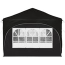 Pop-up Festtelt 575 x 288 x 245 cm Sort Oxford stof
