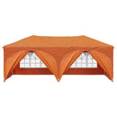 Pop-up Festtelt 575 x 288 x 245 cm Orange Oxford stof