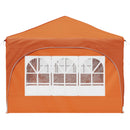 Pop-up Festtelt 575 x 288 x 245 cm Orange Oxford stof