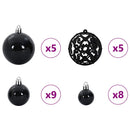 Jule Kuglesæt 61 stk. 150 LED'er Varm hvid Ø 6 cm