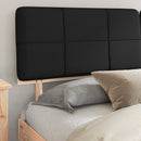 Sengestel med Polstret Hovedgavl Sort 180 x 200 cm