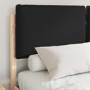 Sengestel med Polstret Hovedgavl Sort 135 x 190 cm