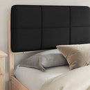 Sengestel med Polstret Hovedgavl Sort 180 x 200 cm
