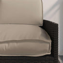 Pudesæt 3 pcs Gråbrun Oxford stof