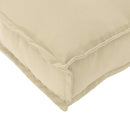 Pudesæt Oxford stof Beige 120 x 80 x 52 cm