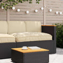 Pudesæt Oxford stof Beige 120 x 80 x 52 cm