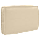Pudesæt Oxford stof Beige 120 x 80 x 52 cm