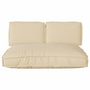 Pudesæt Oxford stof Beige 120 x 80 x 52 cm