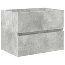 Badeværelsesmøbel sæt med skuffe Beton Grå 60 x 38,3 x 45 cm