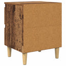 Sengeskabe 2 pcs Gammelt træ 40 x 35 x 50 cm Konstrueret træ