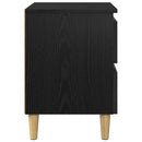 Sengeskab Sort eg 40 x 35 x 50 cm Konstrueret træ