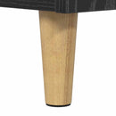 Sengeskabe 2 stk. Sort eg 40 x 35 x 50 cm Konstrueret træ