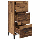 Sideboard Gammelt træ 34,5 x 34 x 90 cm Konstrueret træ
