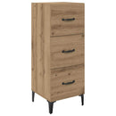 Sideboard Artisan Egetræ 34,5 x 34 x 90 cm Konstrueret træ