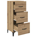 Sideboard Artisan Egetræ 34,5 x 34 x 90 cm Konstrueret træ