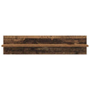 Væghylder 4 pcs Gammelt træ 80 x 11,5 x 18 cm Konstrueret træ