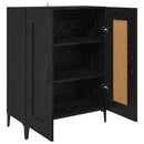 Sideboard Sort eg 69,5 x 34 x 90 cm Konstrueret træ