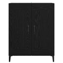 Sideboard Sort eg 69,5 x 34 x 90 cm Konstrueret træ