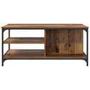 Sofabord Gammelt træ 100 x 50 x 45 cm Konstrueret træ