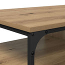 Sofabord Artisan Egetræ 100 x 50 x 45 cm Konstrueret træ