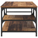 Sofabord Gammelt træ 90 x 49 x 40 cm Konstrueret træ