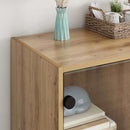 Sideskab Artisan Egetræ 68 x 37 x 75,5 cm Konstrueret træ