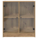 Sideskab Artisan Egetræ 68 x 37 x 75,5 cm Konstrueret træ
