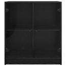 Sideskab Sort eg 68 x 37 x 75,5 cm Konstrueret træ