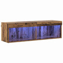 TV-møbelsæt Gammelt træ 100 x 30 x 30 cm Konstrueret træ