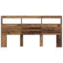 Hovedgærde Gammelt træ 200 x 17 x 102 cm Konstrueret træ