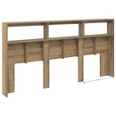 Hovedgærde Artisan Egetræ 200 x 17 x 102 cm Konstrueret træ