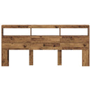 Hovedgærde Gammelt træ 220 x 17 x 102 cm Konstrueret træ