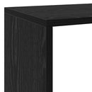 Rumdivider boghylde Sort eg 137,5 x 29 x 103,5 cm