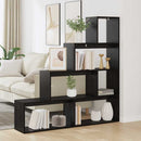 Rumdivider boghylde Sort eg 137,5 x 29 x 103,5 cm