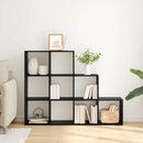 Rumdivider boghylde Sort eg 137,5 x 29 x 103,5 cm