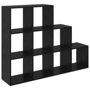 Rumdivider boghylde Sort eg 137,5 x 29 x 103,5 cm