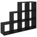 Rumdivider boghylde Sort eg 137,5 x 29 x 103,5 cm