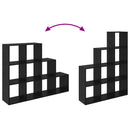 Rumdivider boghylde Sort eg 137,5 x 29 x 103,5 cm