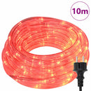Sejllys med 240 LED'er Rød 10 m PVC