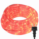 Sejllys med 2400 LED'er Rød 100 m PVC