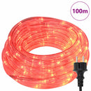 Sejllys med 2400 LED'er Rød 100 m PVC